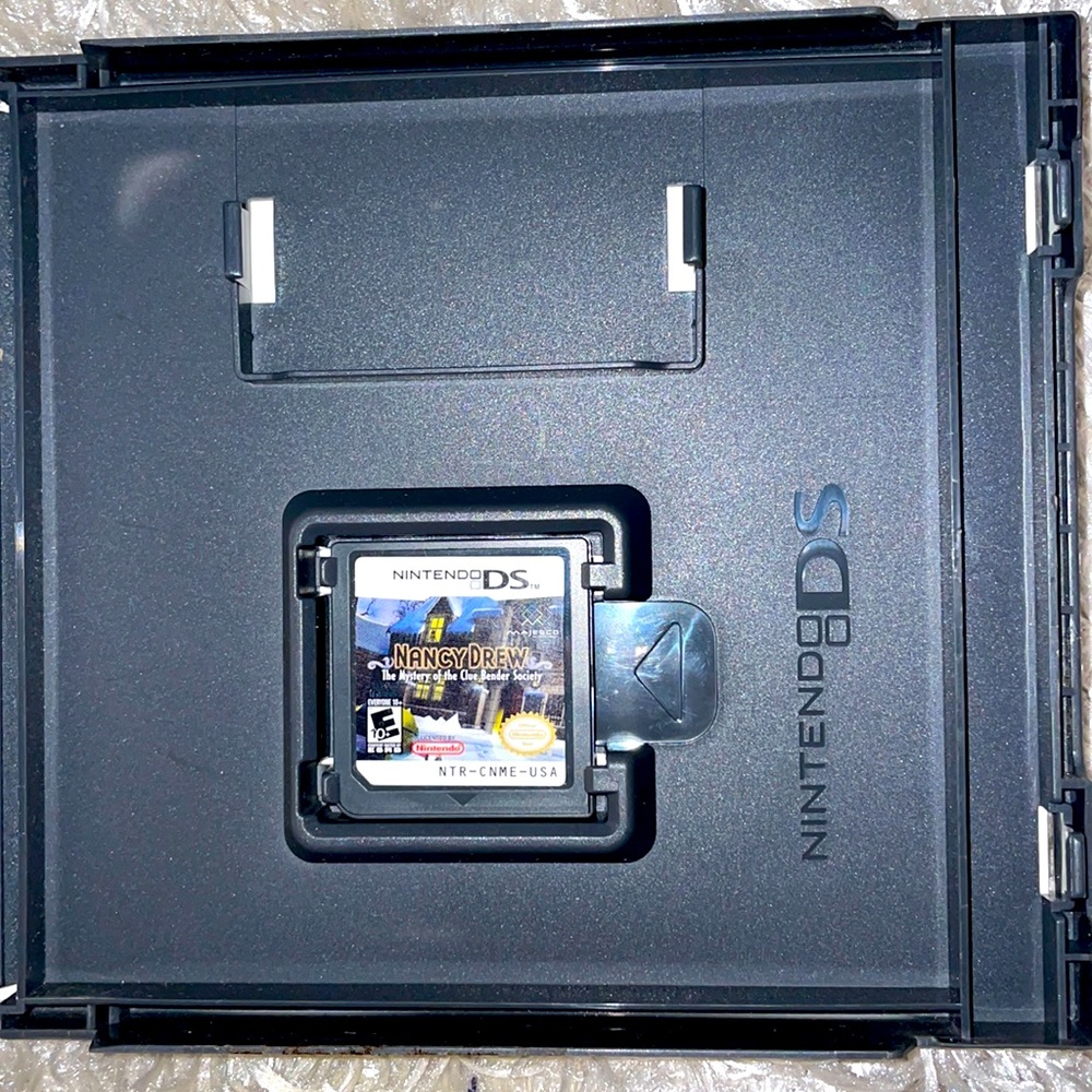 Nintendo DS game: Nancy Drew / The Mystery of the Clue Bender Society 🕵🏻‍♀️